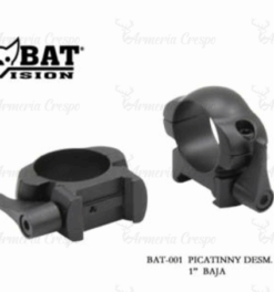 Anillas desmontables weaver 1" pulgada (25,4mm) Bat Vision